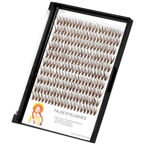 D Curl Cluster Lashes 12mm - 120 Pcs Dramatic Volume False Eyelashes