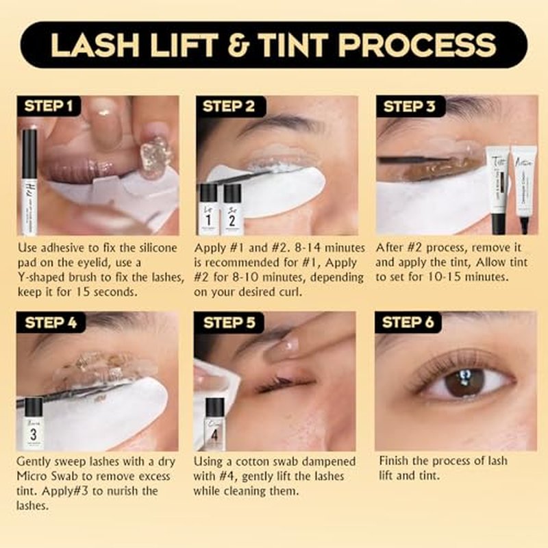 4-in-1 Lash Lift & Brow Lamination Kit - Salon Quality at Home