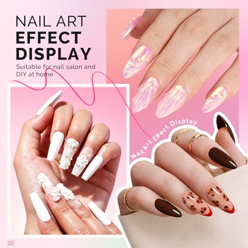 MelodySusie 5Pc Nail Art Brush Set with Dotting Pens & Sculpting Tools