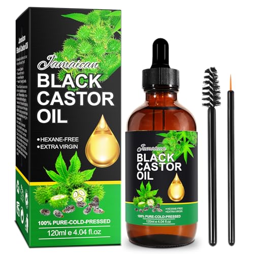 Jamaican Black Castor Oil Organic Cold Pressed 4.04oz