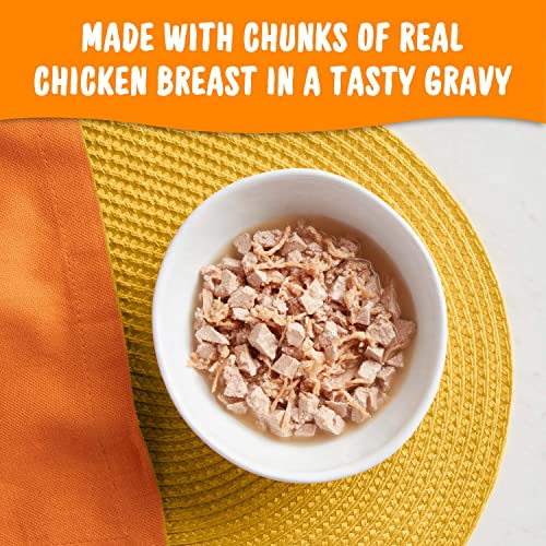 Meow Mix Chunks in Gravy Wet Cat Food, Chicken Breast, 2.75 Ounce (Pack of 12)