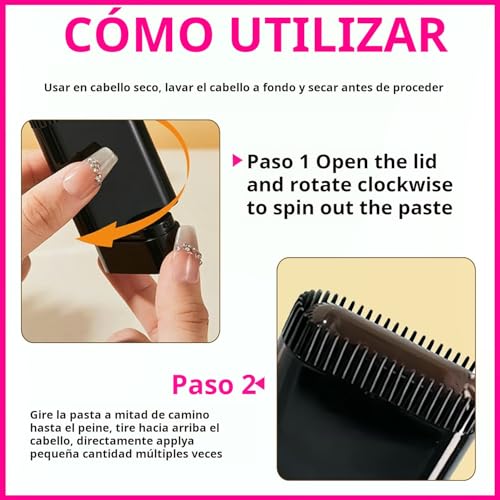 Disposable Hair Dye Stick - Instant Gray Coverage, Waterproof & Easy
