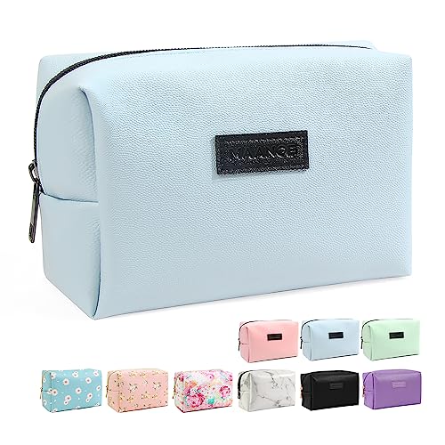 MAANGE Small PU Leather Makeup Bag for Travel - Versatile Pouch