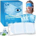 Cooling Hydrogel Eye Mask for Puffiness & Dark Circles - 8 Packs