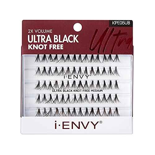 i-ENVY Knot Free Individual Lashes 3 PACK (Ultra Black - Medium)