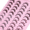 Manga Lashes 20 Pairs Mixed Styles Clear Band Wispy False Eyelashes
