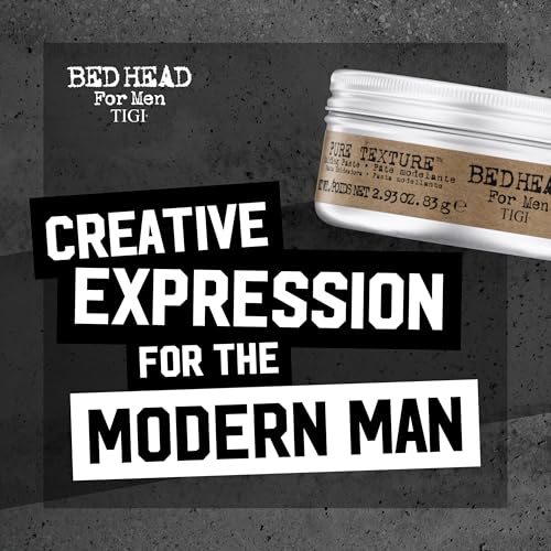 TIGI Bed Head Pure Texture Molding Paste for Men, 2.93 oz (2 Pack)