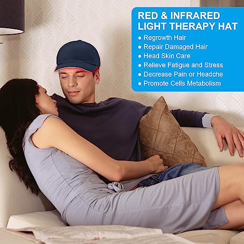 Red Light Therapy for Hair Growth red Light hat Cap Helmet for Hair Regrowth Scalp Health