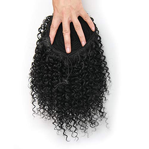 Afro Kinky Curly Ponytail Extension - Clip-In Synthetic Hair