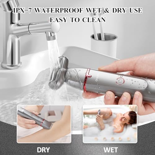 3-in-1 Electric Razor for Women - Waterproof Bikini Trimmer Kit