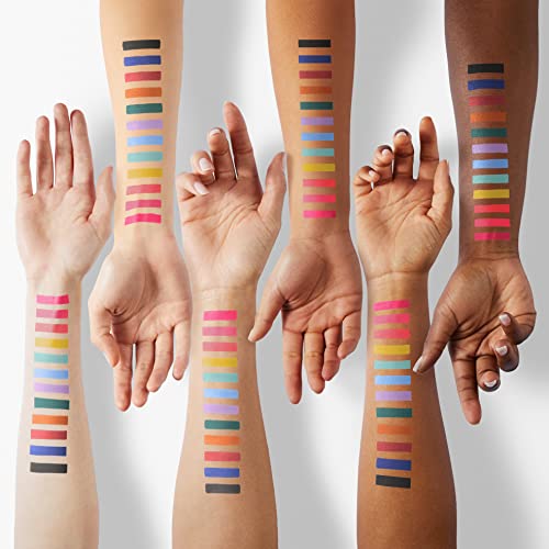 20 Colors Waterproof Eyeliner Pencil Set - Retractable