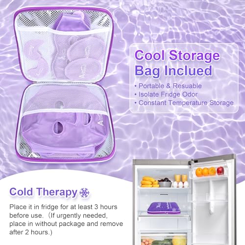Cooling Ice Face Eye Mask Set | 7-in-1 Reusable Gel Packs