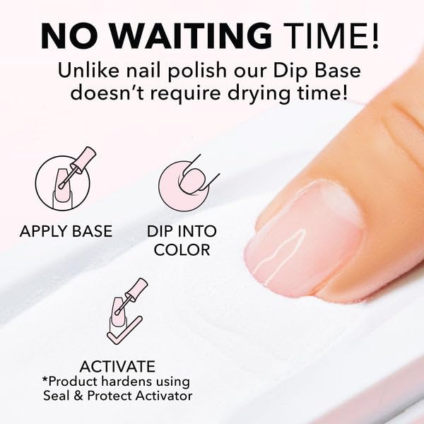 Kiara Sky Professional Dip Powder Step 2 Base Glaze - Nail Essentials