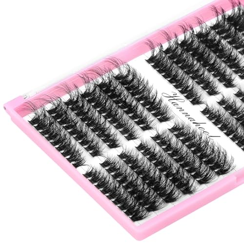 80D Cluster Lashes Mixed 8-16mm - 216Pcs DIY Eyelash Extensions