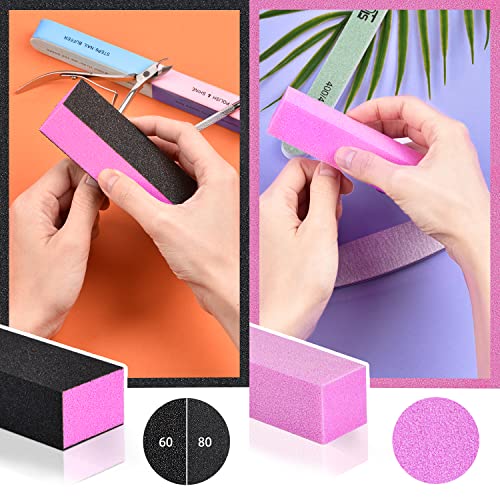 Professional Nail Care Kit with Files, Buffers, and Cuticle Oil