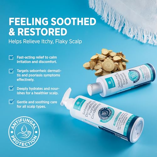Roycederm Seborrheic Dermatitis & Psoriasis Face Cream ? Steroid-Free Moisturizer for Redness, Flaking & Sensitive Skin ? Face, Scalp & Body Daily Relief ? Fragrance-Free, Non-Greasy, 4 oz