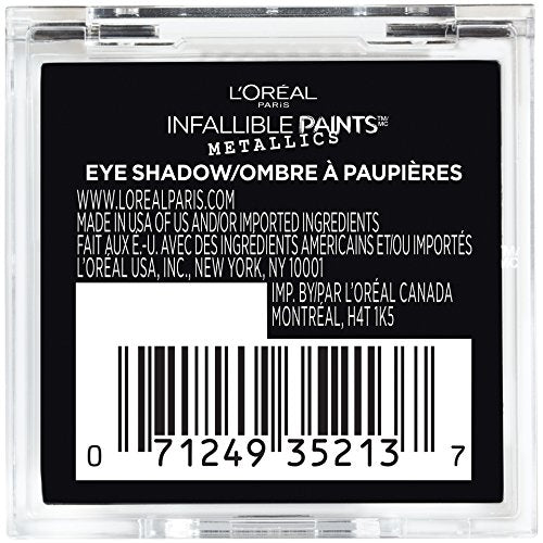 L'Oreal Paris Infallible Paints Metallic Eyeshadow, Rose Chrome
