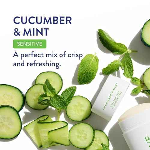 Native Sensitive Deodorant Contains Naturally Derived Ingredients, 72 Hour Odor Control | Deodorant for Women & Men, Aluminum Free with Baking Soda, Coconut Oil and Shea Butter, Cucumber & Mint