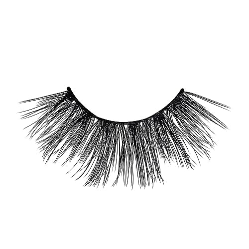 KISS Lash Couture Triple Push Up XL Collection False Eyelashes, 3D Volume in Extra Long Length with Triple Design Technology, Cruelty-Free and Reusable, Style 'Slip', 1 Pair Fake Eyelashes (Pack of 3)