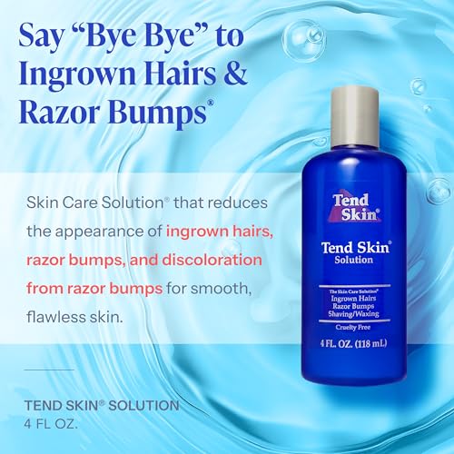 Tend Skin Solution for Razor Bumps & Ingrown Hair, 4 oz