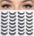 Flourishing Lashes 14 Pairs False Eyelashes - APCYUST Natural Look Wispy Mink-Style