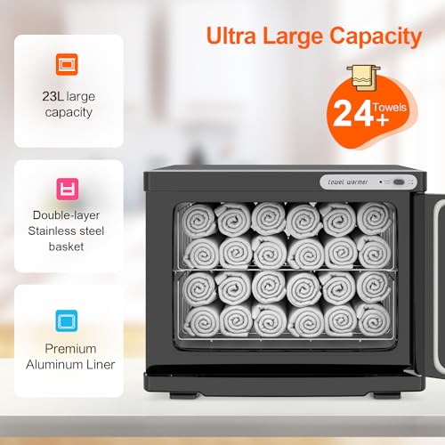 23L Hot Towel Warmer Cabinet – Spa & Salon Equipment