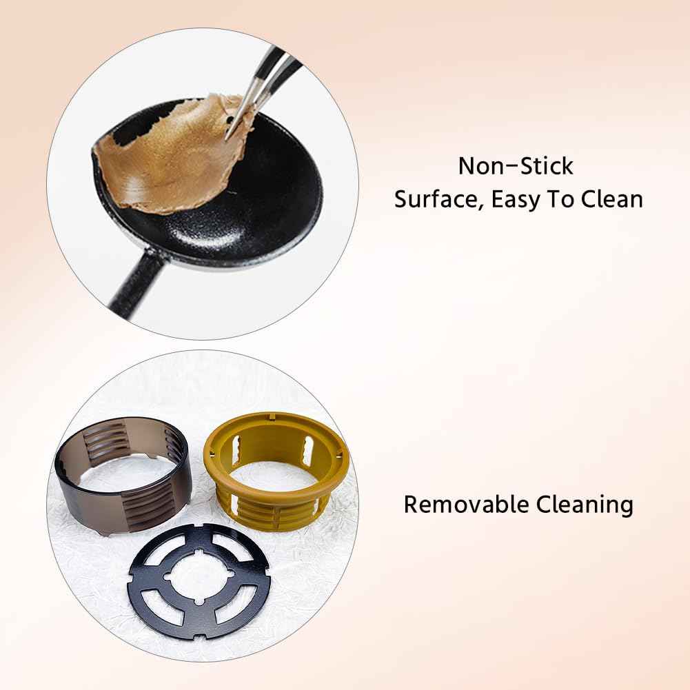 WAYUTO Adjustable Wax Seal Kit Wax Seal Furnace and Spoon Wax Seal Warmer and Spoon Kit Wax Seal Spoon Holder Wax Seal Tools for Sealing Projects