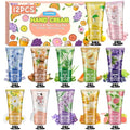 VESPRO 12 Pack Travel Size Hand Cream Gift Set for Dry Cracked Hands