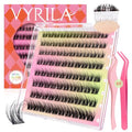 Self Adhesive Lash Clusters - D Curl Wispy Reusable Lashes