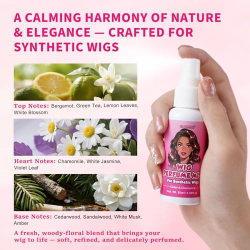Synthetic Wig Perfume Mist - Odor Neutralizer & Shine Spray