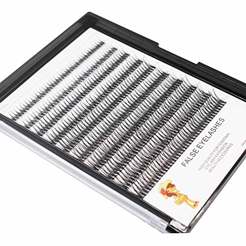 D Curl Lash Clusters 400pcs Volume Lashes 8-10-12-14mm Mix