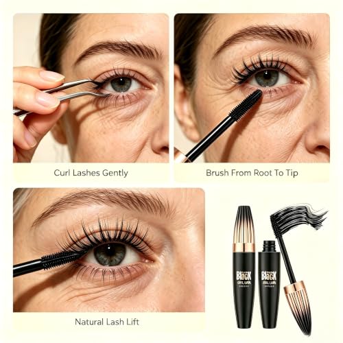 4D Silk Fiber Tubing Mascara for Mature Lashes