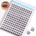 8mm Short Lash Clusters C-Curl Wispy Reusable (168pcs)