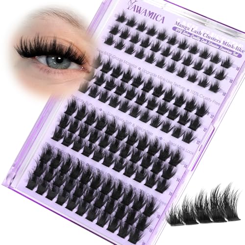 Mink Lash Clusters 10-16mm Wispy Manga CD Curl Eyelash Extensions