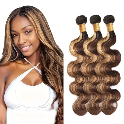 P427 Body Wave Human Hair Bundles 14 16 18 Inch