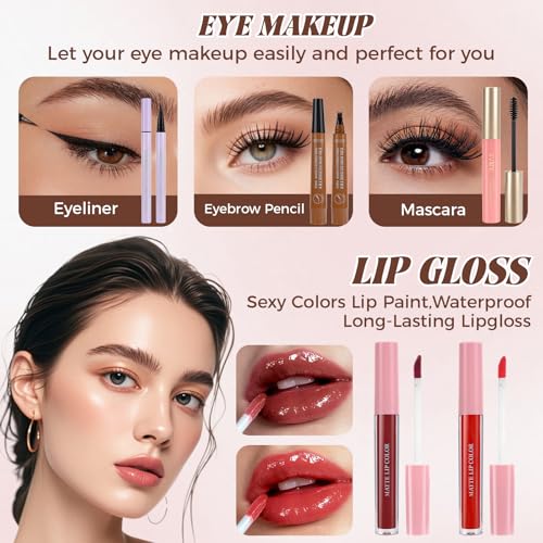 All-In-One Makeup Kit for Teen Girls Beginners