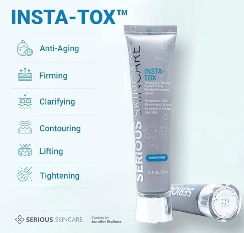 Serious Skincare INSTA-TOX Wrinkle Smoothing Serum - 2 Pack