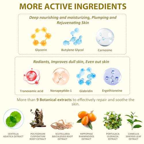 500ML Conductive Gel, Deep Nourishing Facial Leave-On Gel Primer for Microcurrent Devices, Hydrating Rejuvenating Radiance Serum, Niacinamide, Peptide & 9 Botanical Extracts, Paraben & Fragrance Free