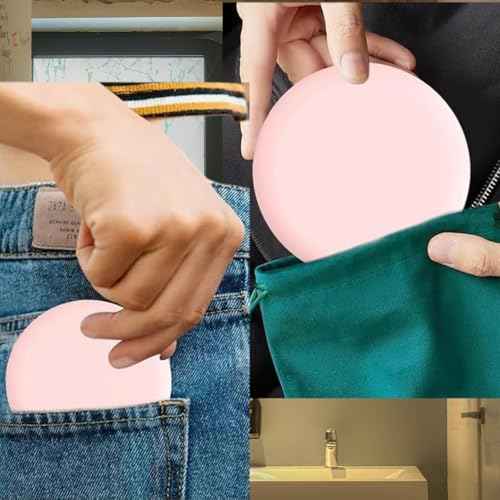 Retainer Case, Slim Aligner Cases for Invisalign, Mouthguard Case with Removal Tools& Aligners Chewies& Brush, Removable Inner Tray Silicone for Easy Cleaning (Pink)