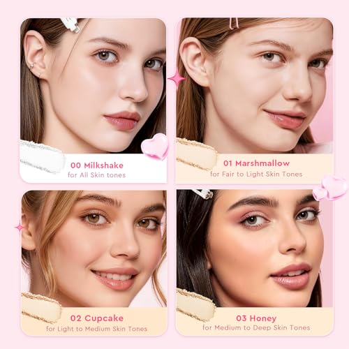 Glad2Glow Loose Powder Foundation - Mineral, Oil Control & Pore Blurring