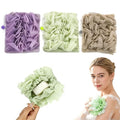 3-Pack Bar Soap Pouch with Loofah Mesh Scrubber
