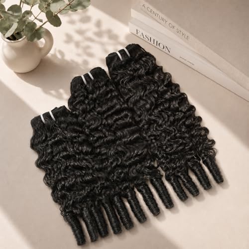Burmese Curly Human Hair Bundles 3C4A Spiral 20-24 Inch