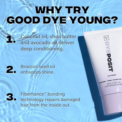 Good Dye Young DYEposit Pink Color Depositing Hair Mask 4oz, Vegan Hair Treatment