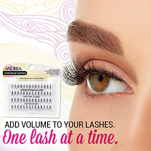 Andrea Knotted Flares False Lashes Medium Black 4 Pack