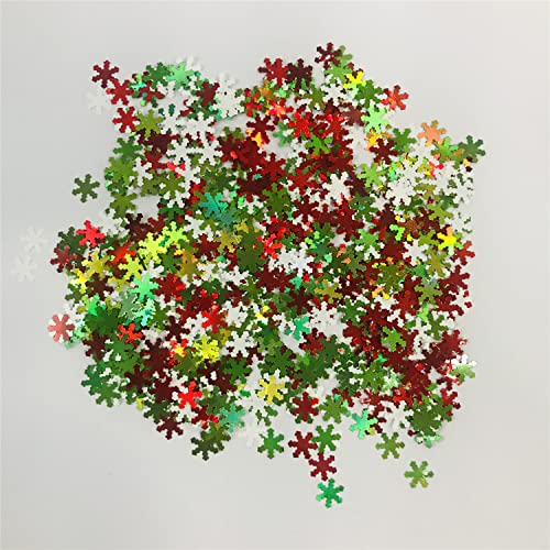 10 Grams/Pack - Christmas Holiday Snowflake Tree Mixes Series Glitter - Festival Rave Beauty Makeup Face Body Nail Art Craft Tumbler Decoration CH116