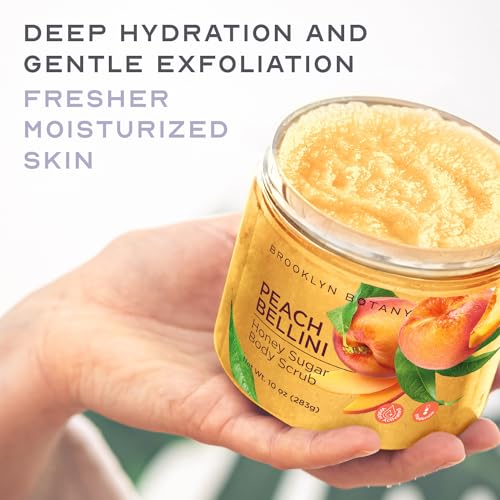Brooklyn Botany Peach Bellini Sugar Scrub 10 oz