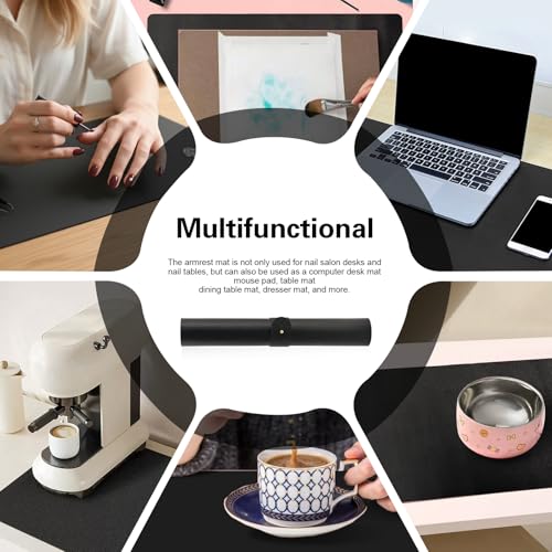 Waterproof Nail Art Mat 60x30cm – Foldable PU Leather Desk Pad