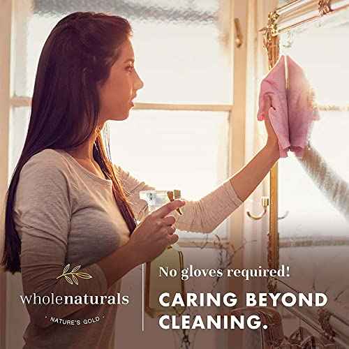 WHOLENATURALS Pure Castile Soap Liquid, EWG Verified & Certified Palm Oil Free Unscented, Natural, Mild & Gentle Non-gmo & Vegan - Organic Body Wash, Laundry, Pet/Dog and Baby Soap - 64 Fl Oz