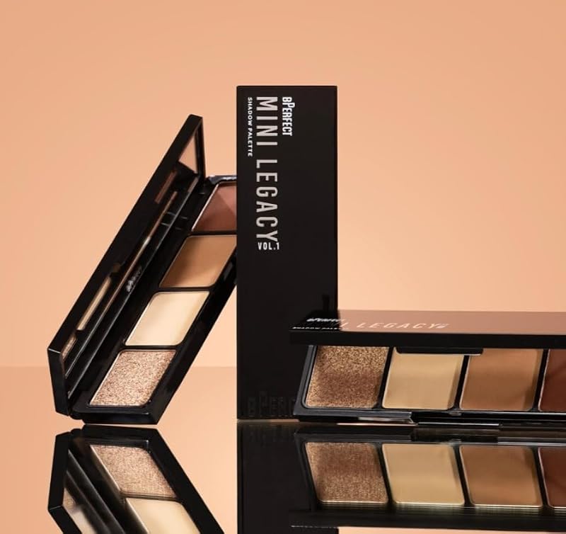 BPerfect Legacy Mini Eyeshadow Palette - Compact Neutral Shades