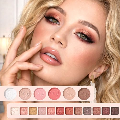 20-Color All-In-One Makeup Palette - Eyeshadow, Blush & Highlighter